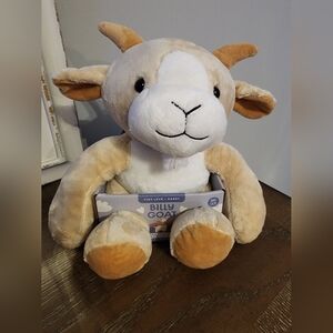 Billy Goat Plush Toy - Tan and White